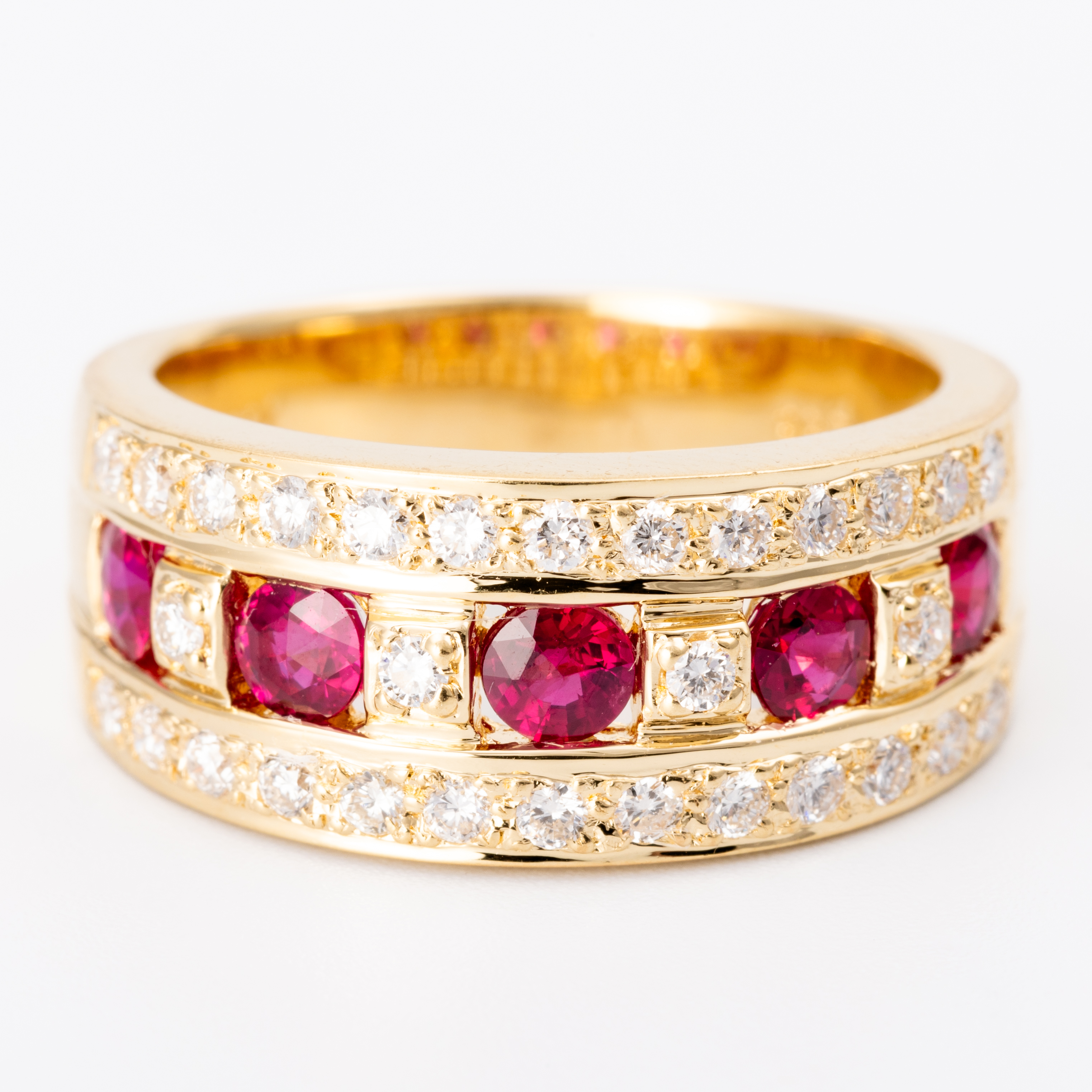 Ruby and Diamond Ring in 18ct Gold
