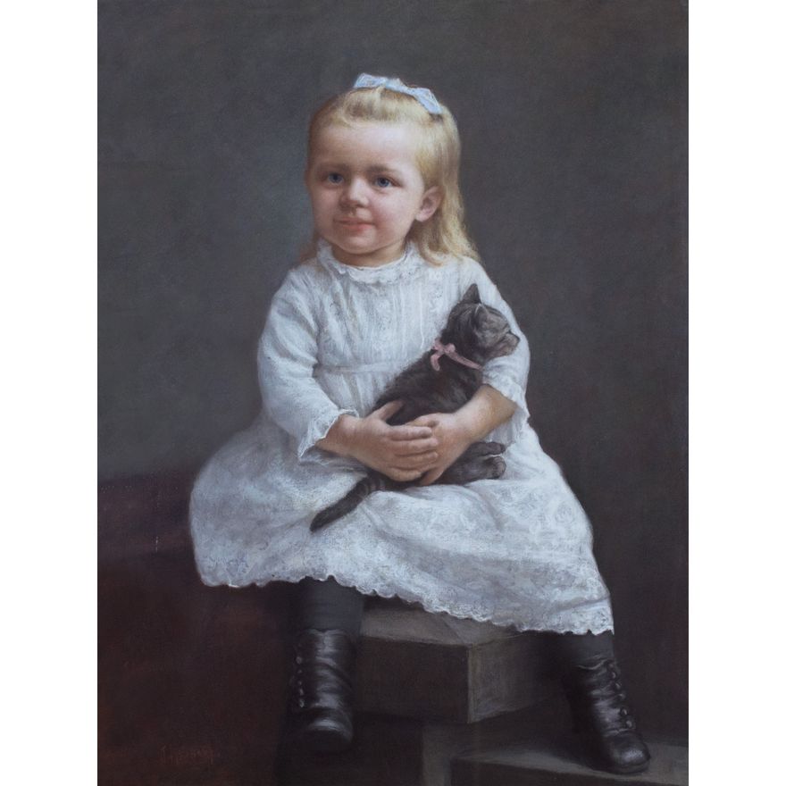 Joseph Henry Sharp (1859-1953), Portrait of Marian McFarlan