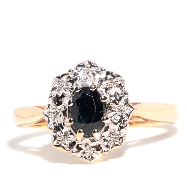 9 Carat Sapphire & Diamond Ring,