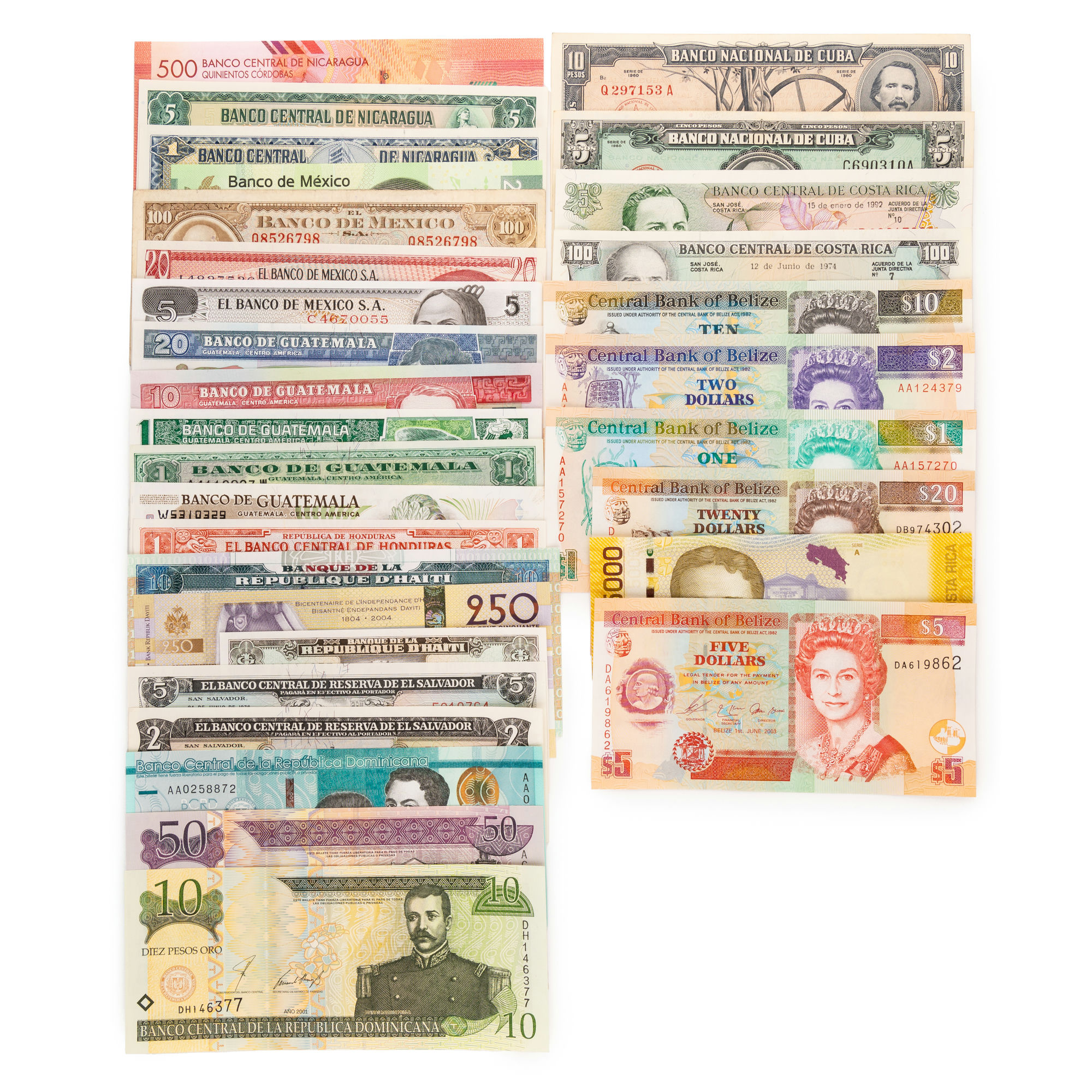 Central America & Caribbean, Accumulation, 1960 - 2000s, VF - UNC