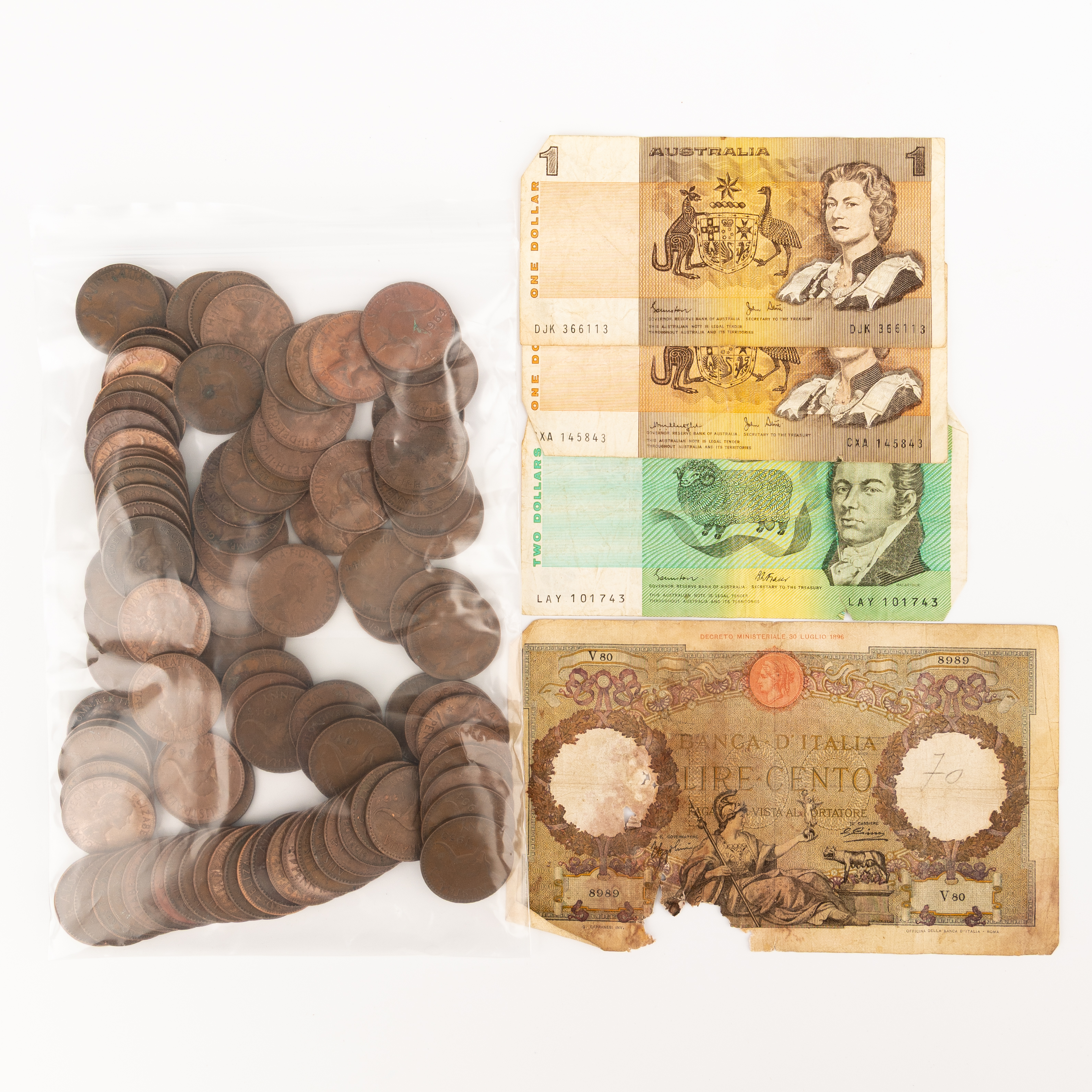 George V - Elizabeth II, Penny, 1911 - 1964