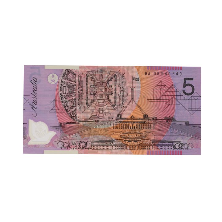 First Prefix - MacFarlane/Henry, Five Dollar, 2006 Uncirculated