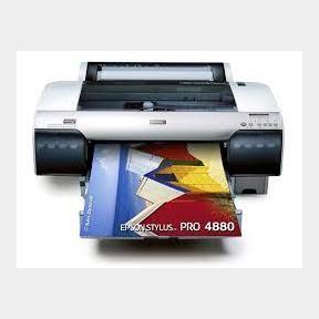 EPSON STYLUS PRO 4880 WITH EXTRA TONERS USED/NOT TESTED|