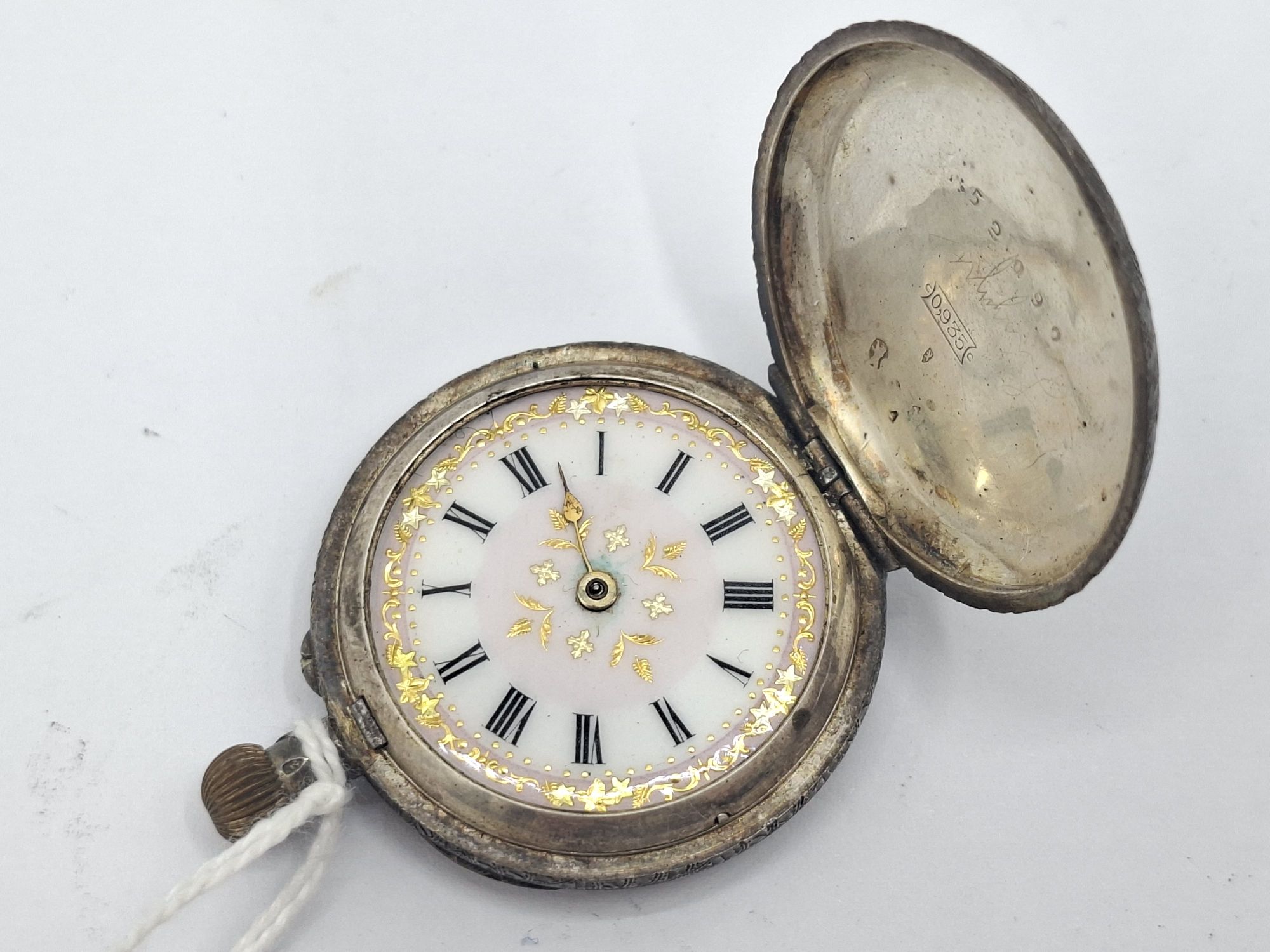 Continental Silver Pocket Watch