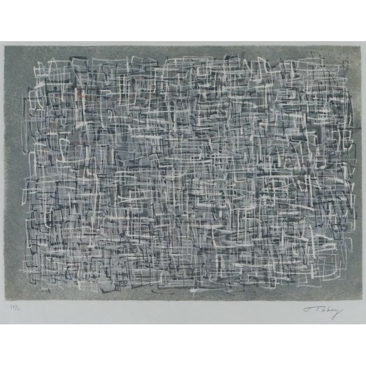 Mark Tobey ''High Tide'' 1974 Screenprint