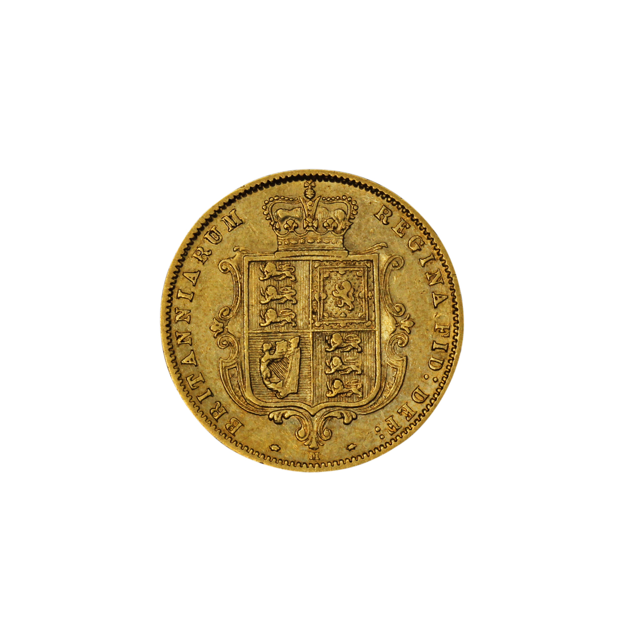 1197. · Victoria, Half Sovereign, 1887-M, Fine