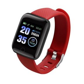 Ntech Fitpro 116 Plus Fitness Tracker Smart Watch with Heartrate Monitor Black | SMALL SCRATCHES ON SCREEN