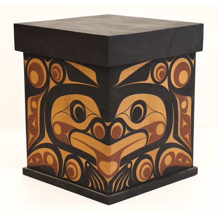 Andy Wilbur Peterson ''Blue Jay Bear Storage Box''