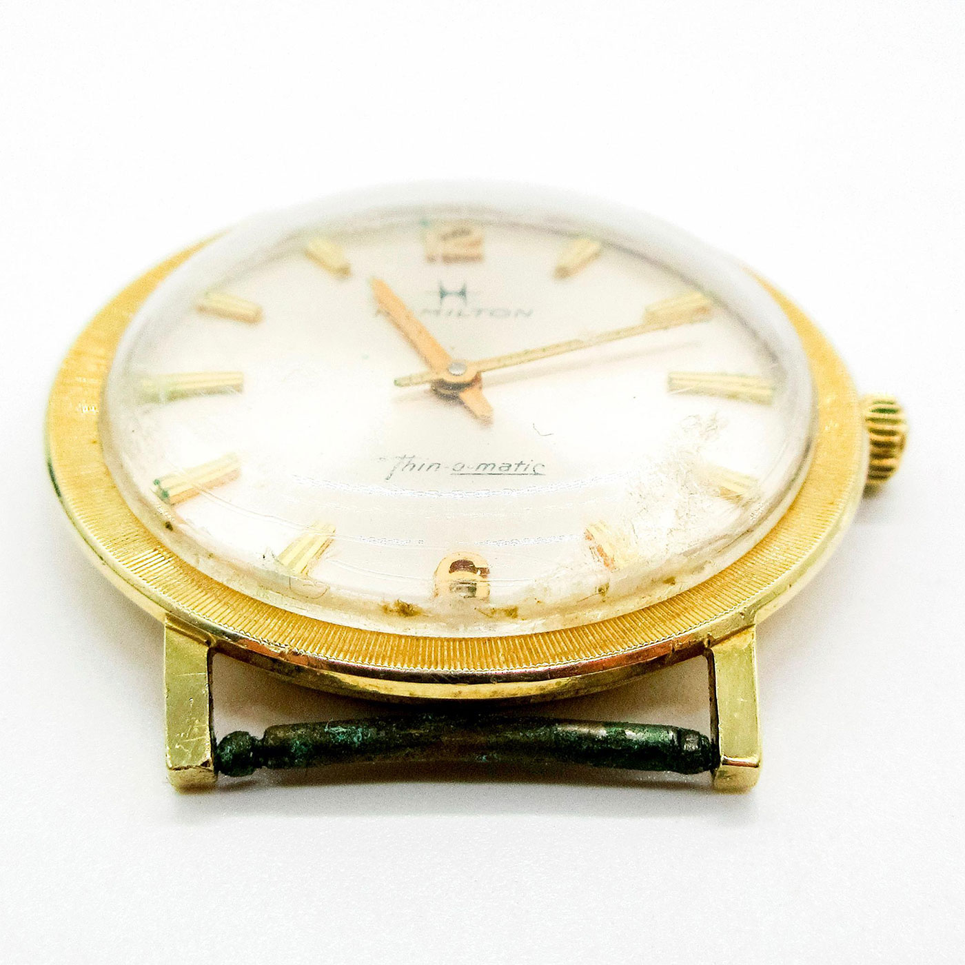 Vintage Hamilton Thin-O-Matic 14K Gold 34mm Watch | Lion and Unicorn