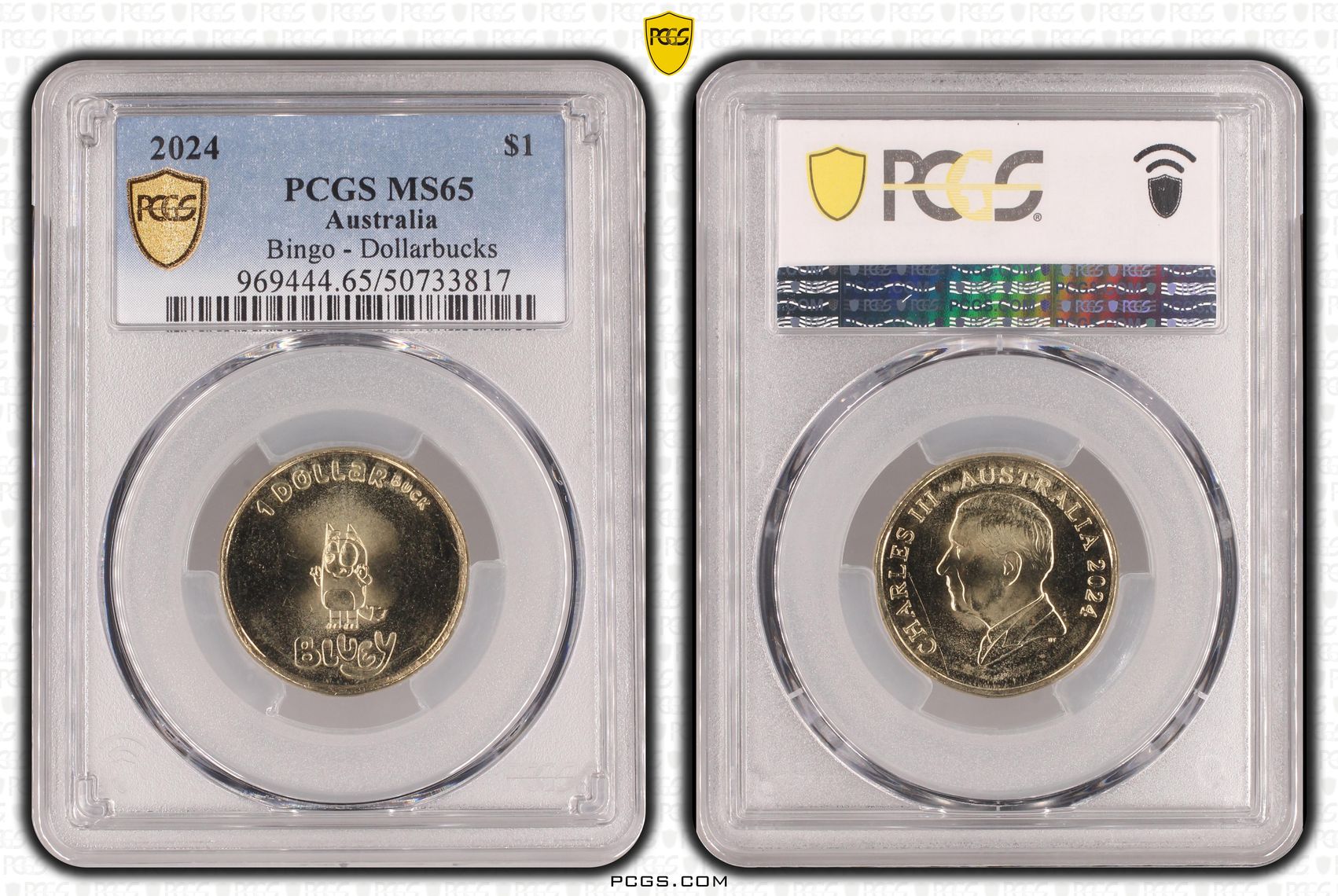 Bingo - Dollarbucks , One Dollar, 2024, PCGS MS65