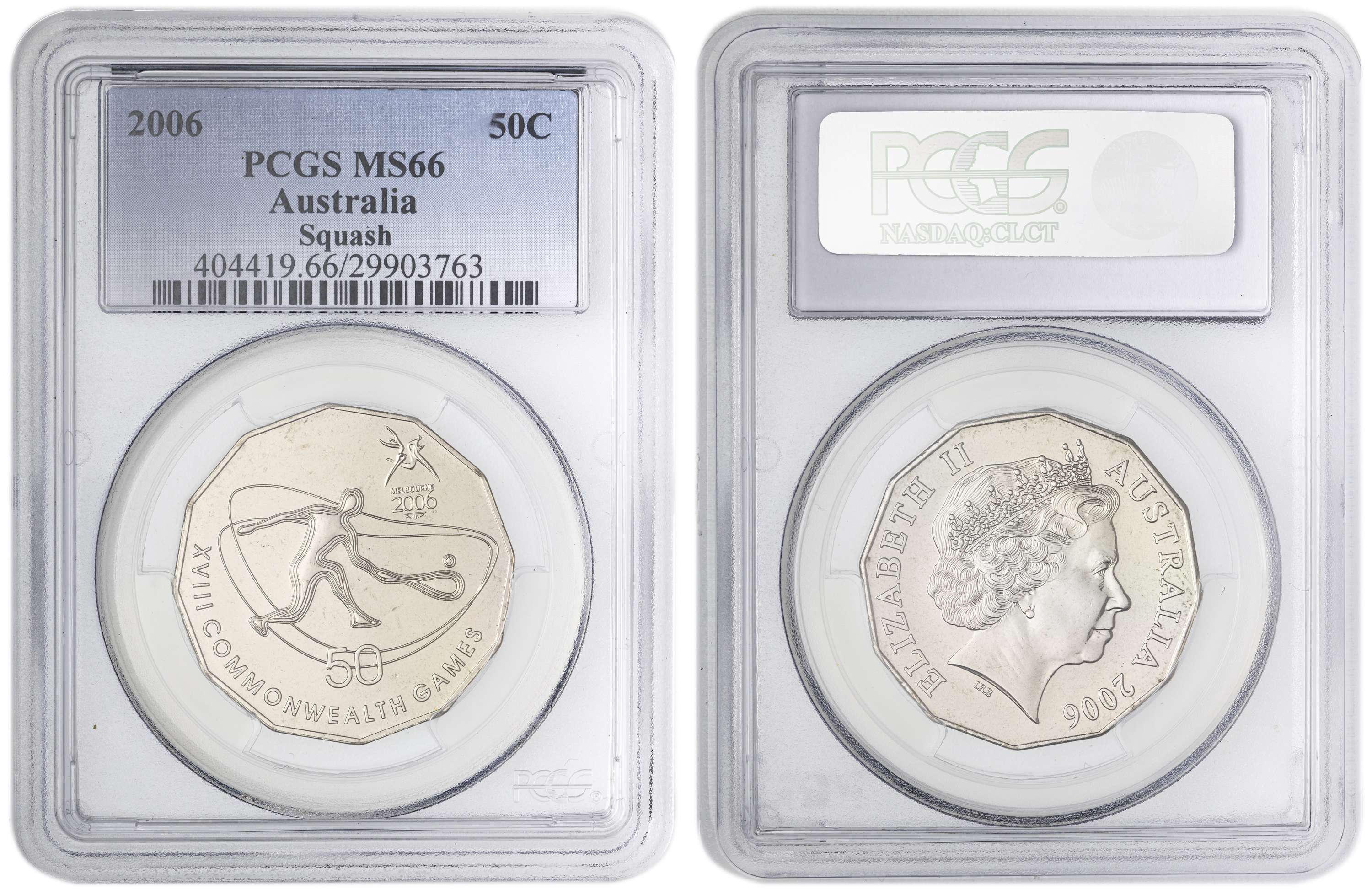 Squash , Fifty Cent, 2006, PCGS MS66