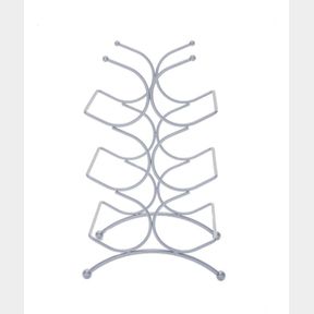 Continental Homeware 6 Bottles Upright Wine Rack(Chrome Finish) | STAND BROKEN