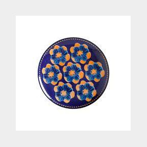 Maxwell and Williams Majolica Side Plate 20cm- Set of 4 - - Ink Blue-50584/406 B1(S7)