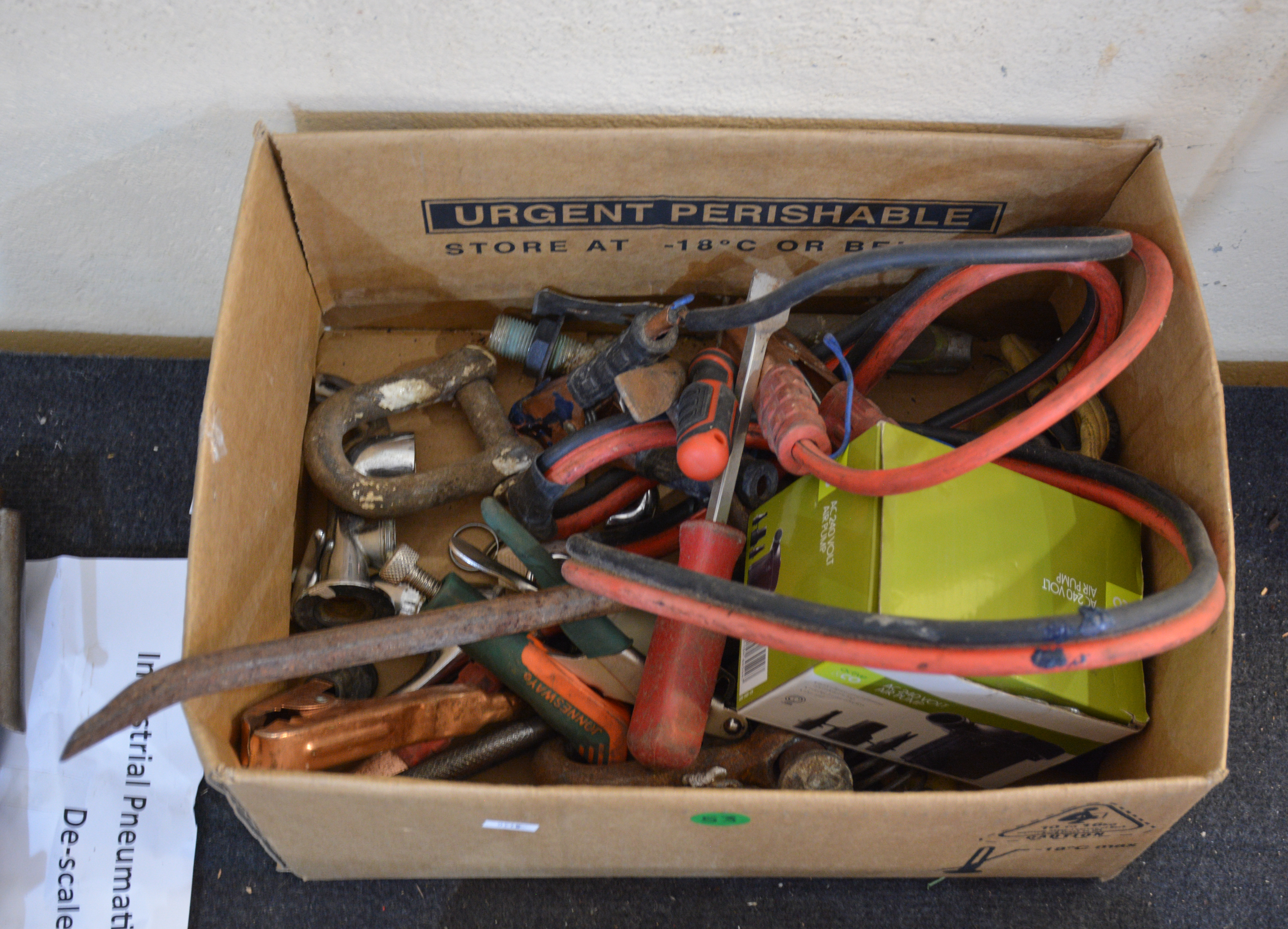 Container of Tools etc — sold at auction in New Zealand for $25