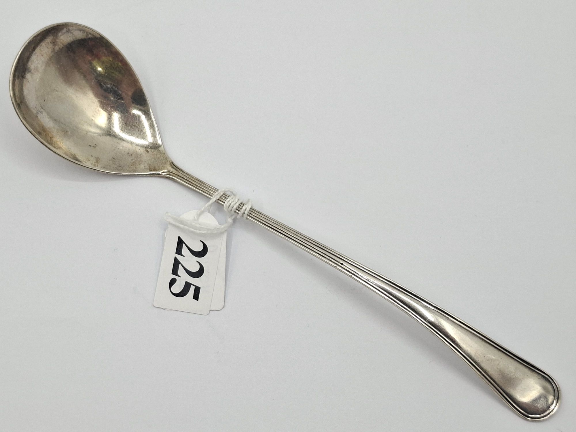 225 · DANISH ART DECO SILVER SERVING SPOON