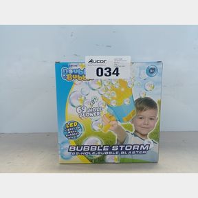 DOUBLE BUBBLE - BUBBLE STORM 69-HOLE ELECTRIC BUBBLE BLASTER