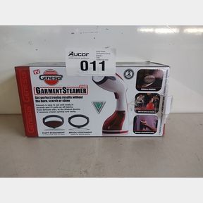 GENESIS GARMENT STEAMER - PRO LAMP - GENESIS GARMENT STEAMER WITH A RECHARGEABLE HEADLAMP WOW WHAT A AWESOME COMBINATION