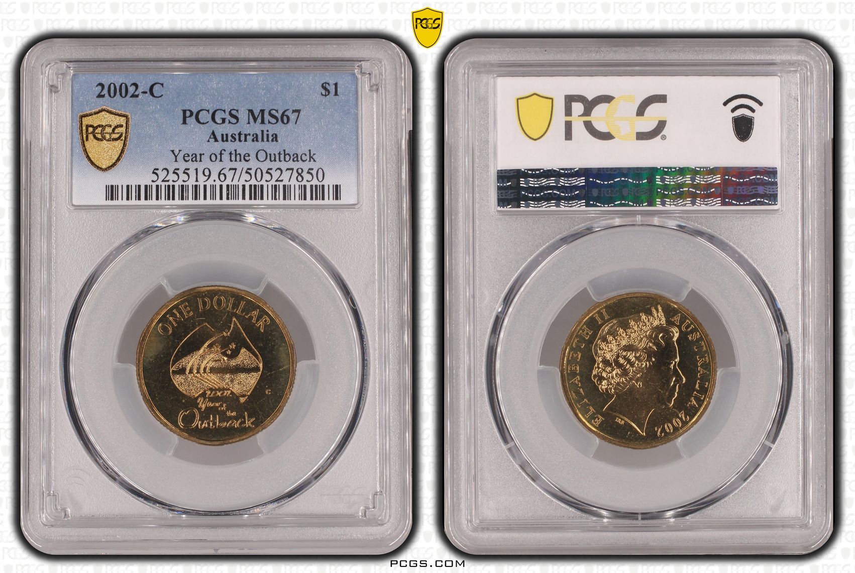 Year of the Outback, One Dollar, 2002-C, PCGS MS67