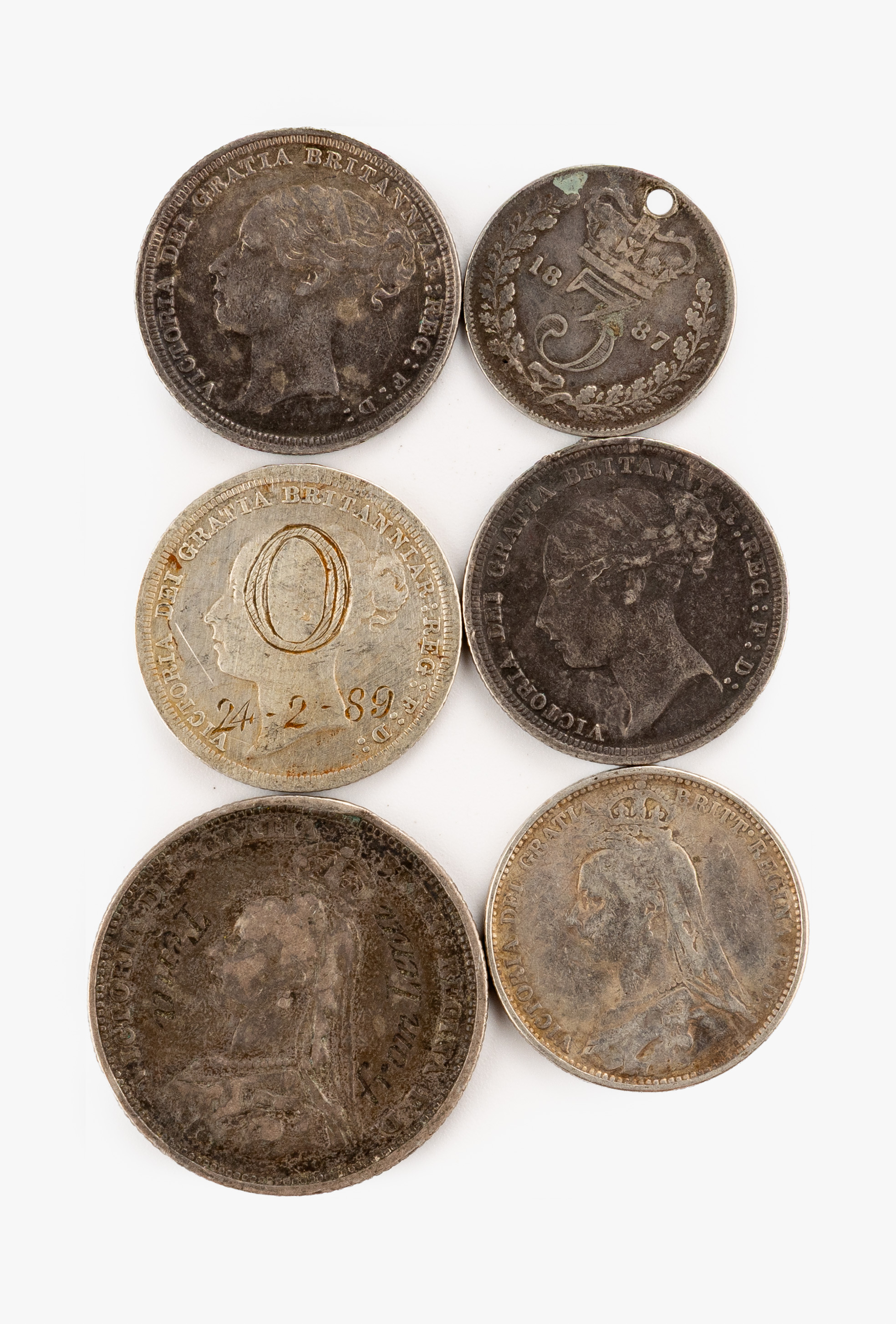 Great Britain, Victoria, Love Tokens, 1886 - 1896, Fine
