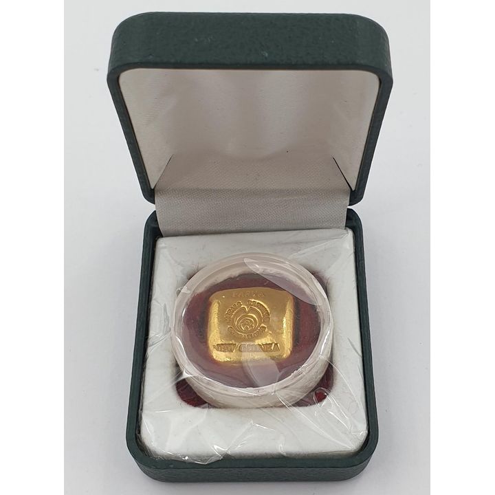 PNG 1oz Gold Cast Ingot - .9999 Gold