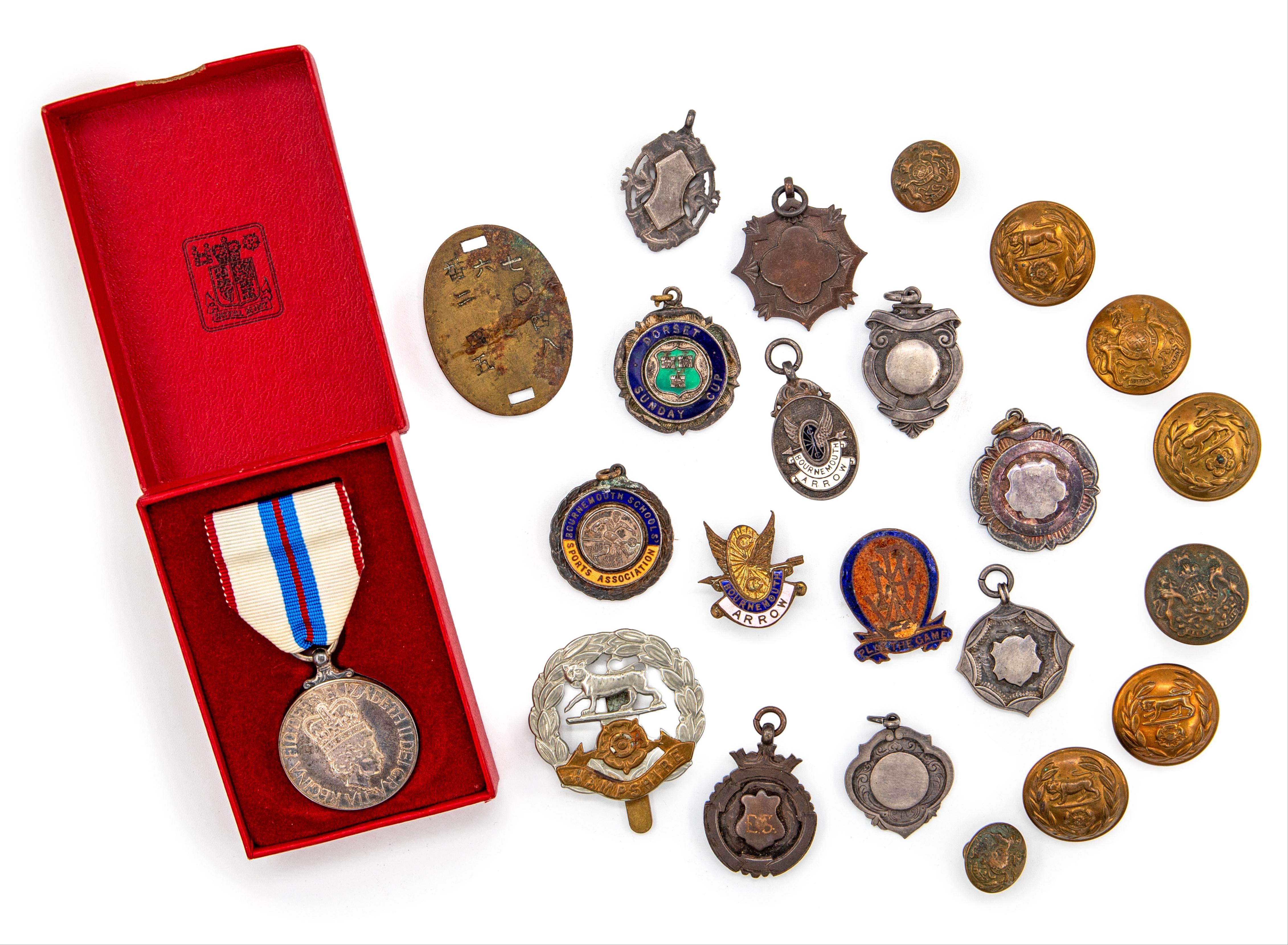 United Kingdom, Elizabeth II, QEII Silver Jubilee Medal, 1939 - 45, aUNC