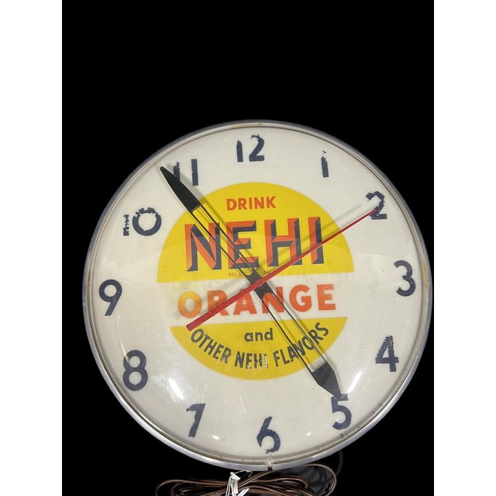 Drink Nehi Orange Soda Clock