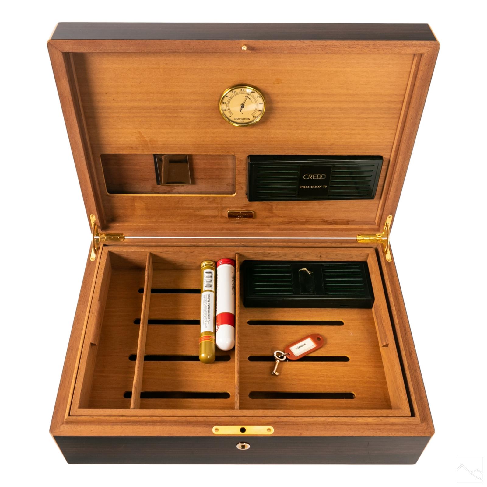 Rare Louis Vuitton Travel Cigar Humidor