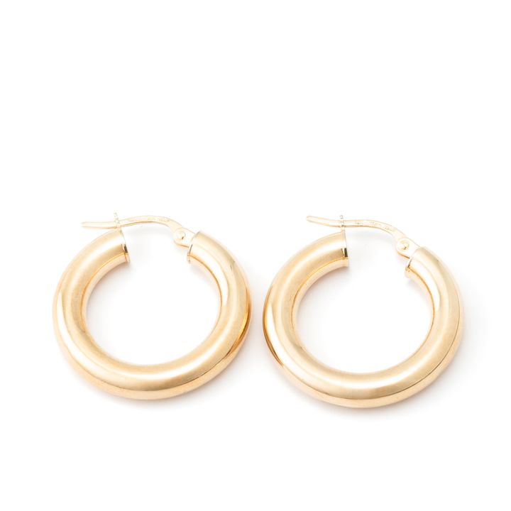 9 Carat Gold Hoop Earrings