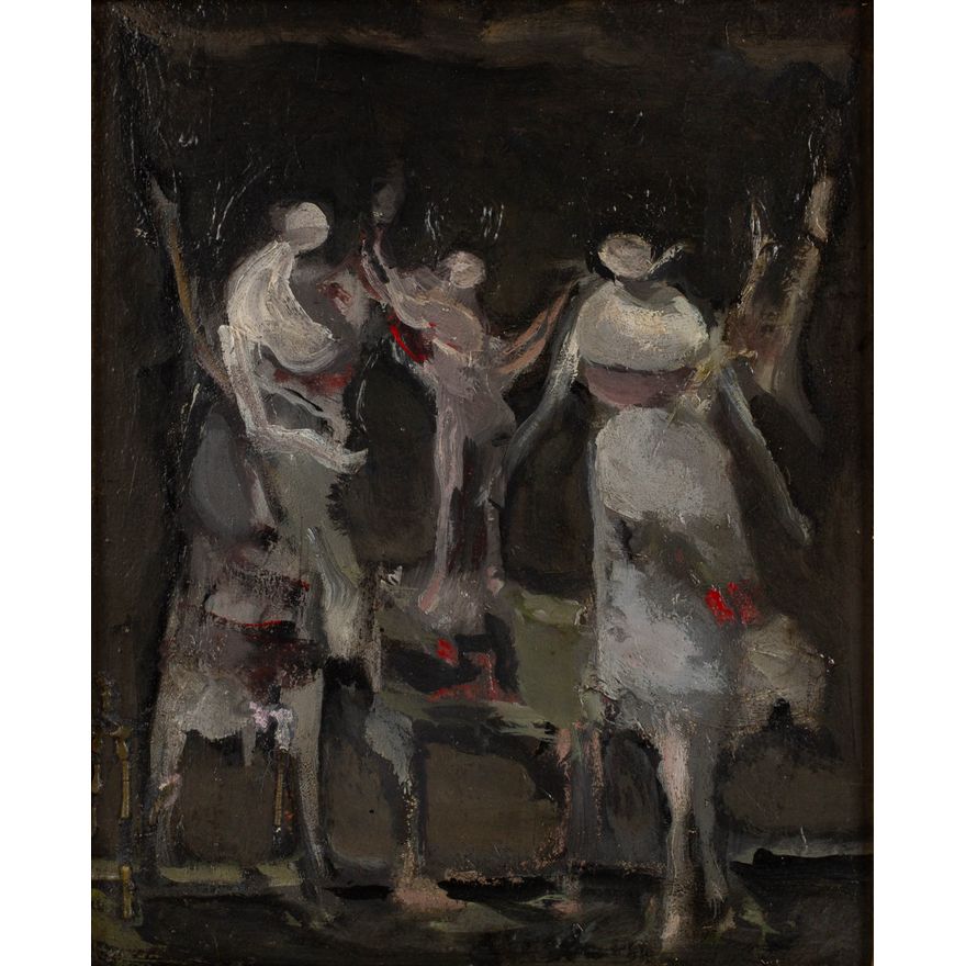 Alfred Aberdam | Dwie kobiety z dzieckiem, 1957 r.