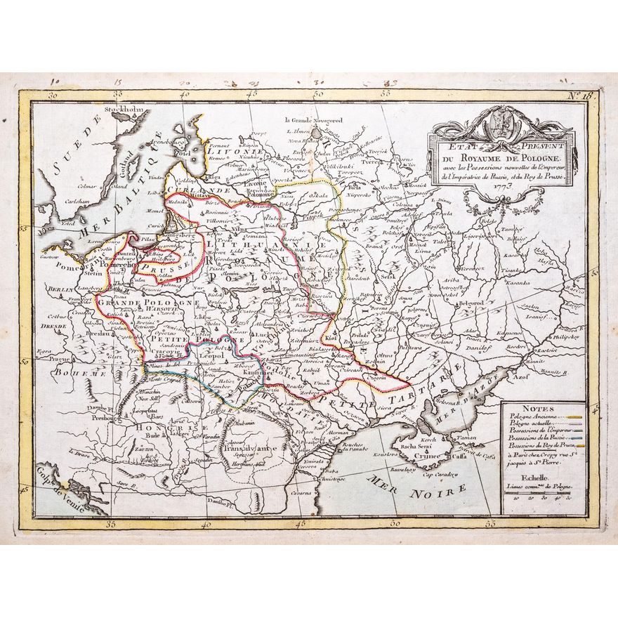 Georges Louis Le Rouge | Etat present du Royaume de Pologne