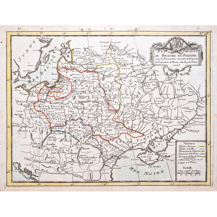 Georges Louis Le Rouge | Etat present du Royaume de Pologne