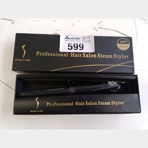 PROFESSIONAL STEAM IRON HAIR STYLER STRAIGHTENER