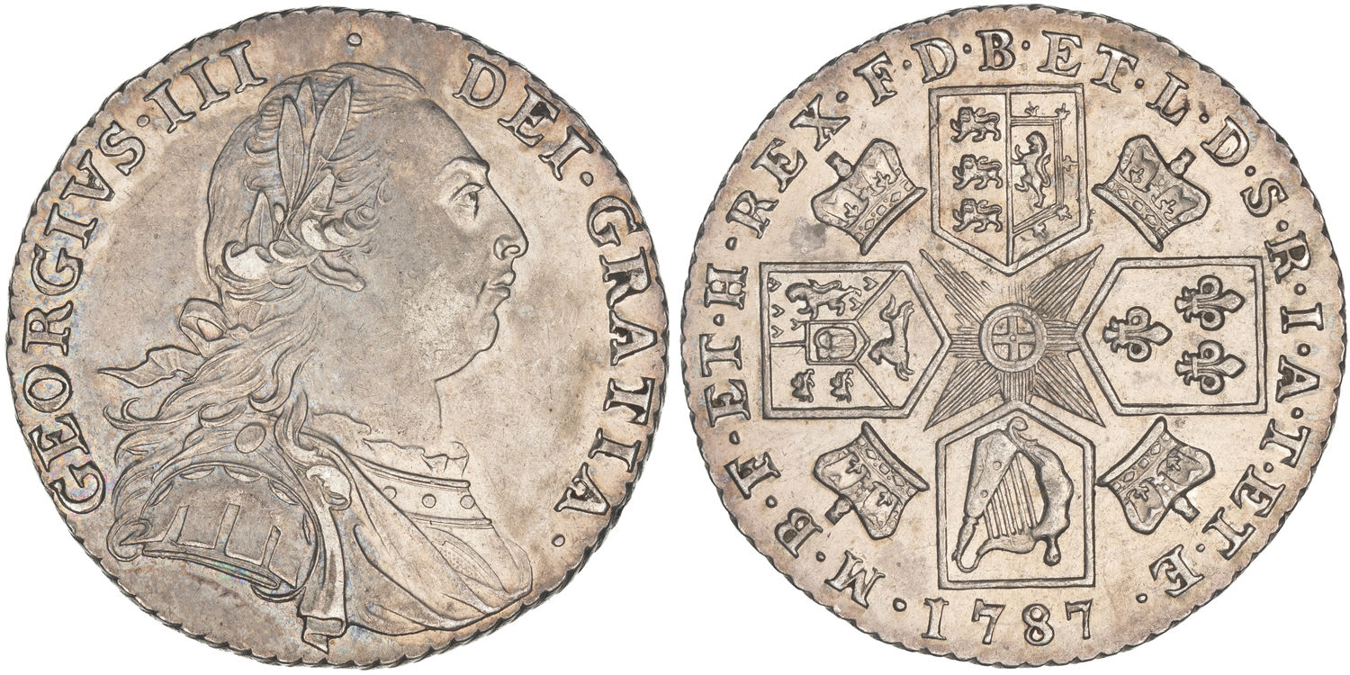 Great Britain, George III, Shilling, 1787, UNC