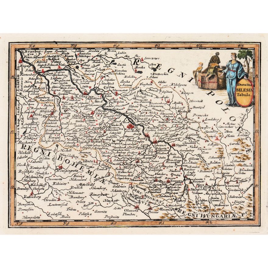 Heinrich Niderndorf | Ducatus Silesiae Tabula