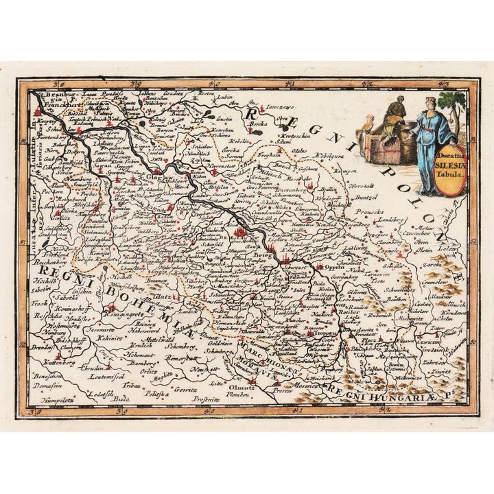Heinrich Niderndorf | Ducatus Silesiae Tabula
