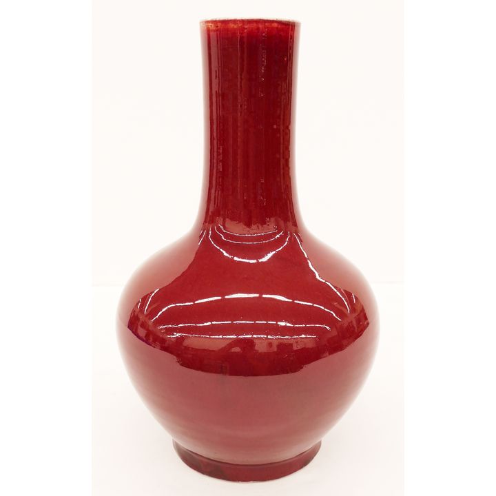 Chinese Qing Sang de Boeuf Bottle Vase