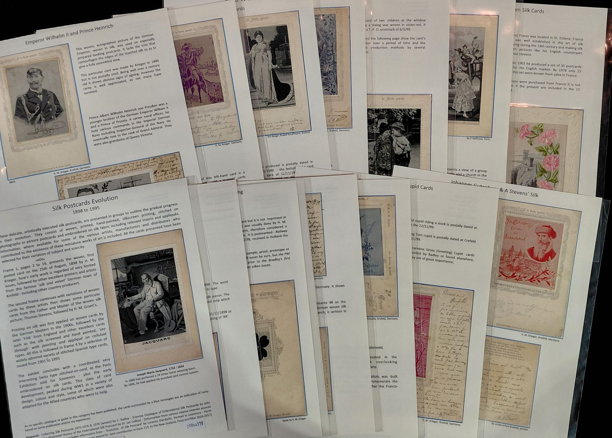 Silk Postcards - Early Development