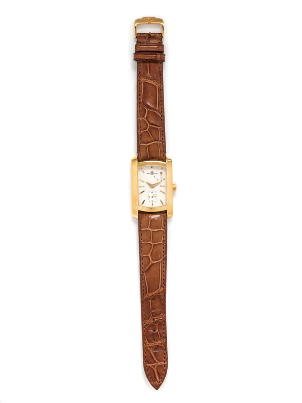 BAUME &amp; MERCIER, 18K YELLOW GOLD REF. 65302 'HAMPTON' WRISTWATCH