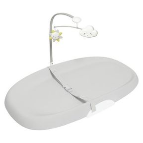 SKIP HOP WIPE CLEAN CHANGING PAD - LIGHT GRAY