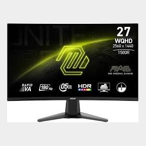 MSI MAG 27CQ6F 180hz Rapid VA Curved Gaming Monitor- Bar 4711377201612 - 51746/774 AS B3 (S7)