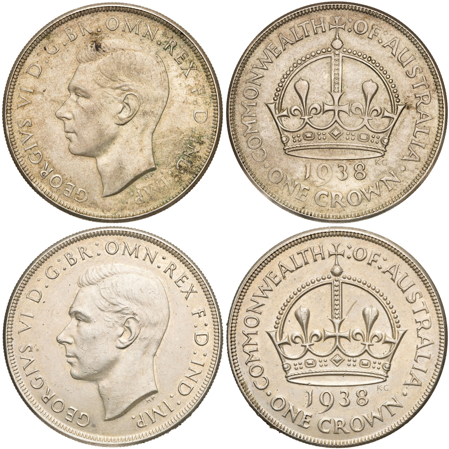 George VI, Crown, 1938, VF