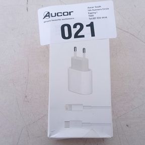 20W PD FAST CHARGER FOR IPHONE WITH USB-C TO LIGHTNING CABLE