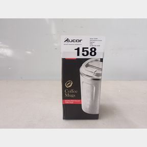 DOUBLE WALLED STAINLESS STEEL COFFEE MUG WITH LEAKPROOF LID 500ML - BLACK -