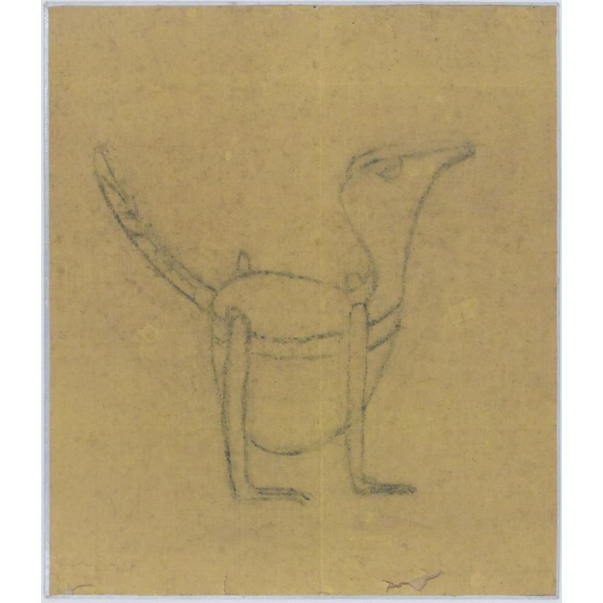 Morris Graves ''Chipmunk Urn'' Graphite