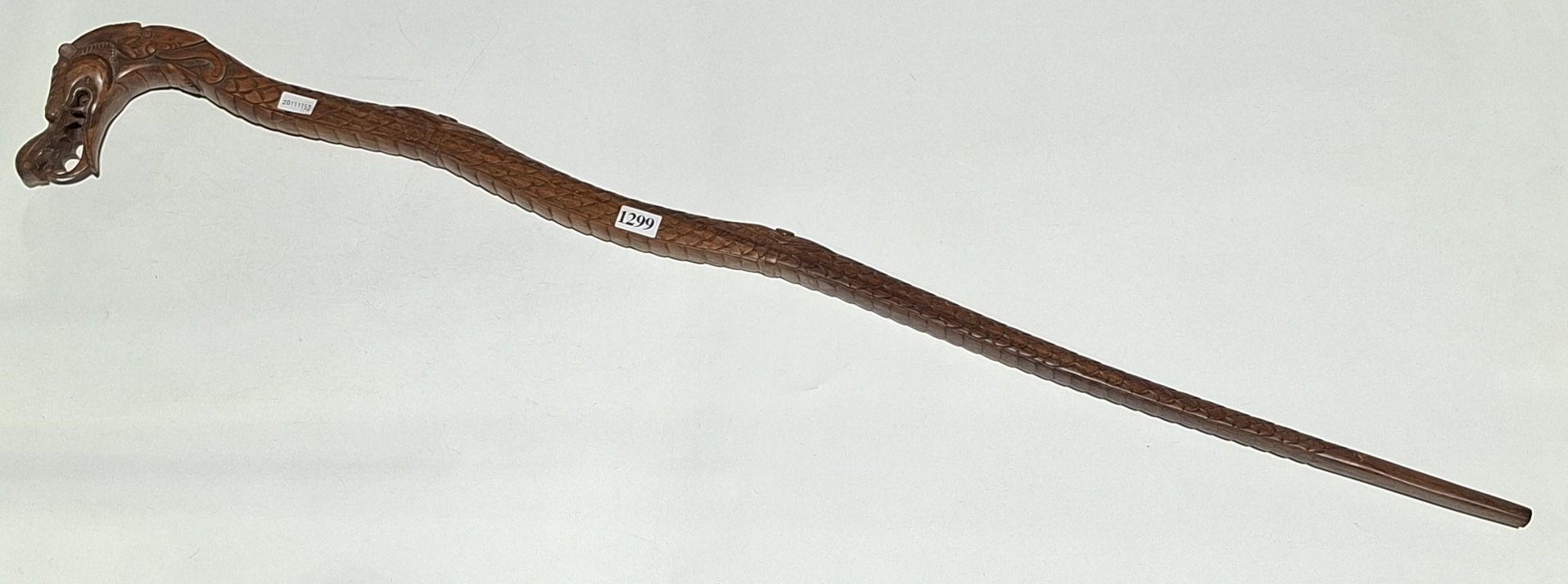 Carved Dragon Walking Stick