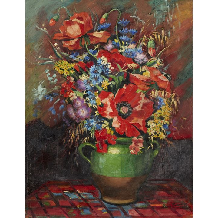 Clovis Trouille, Bouquet de Fleur