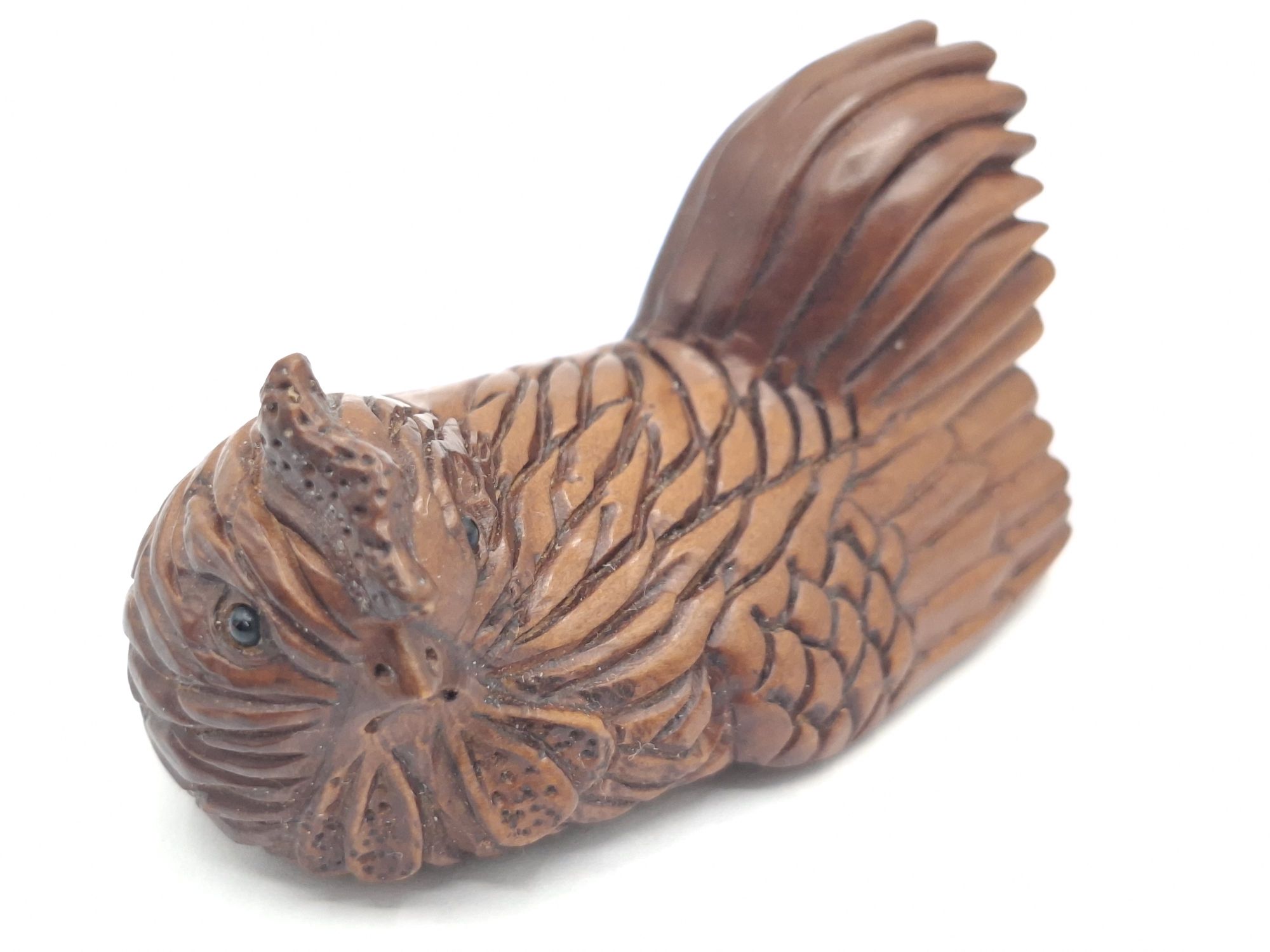121 · JAPANESE CARVED BOXWOOD NETSUKE