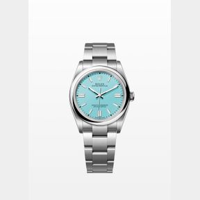 UNWORN 2025 ROLEX OYSTER PERPETUAL 36 "TIFFANY" DIAL - 51632/879