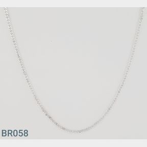STERLING SILVER 3MM CURB LINK CHAIN 5GRAMS - 51543/208
