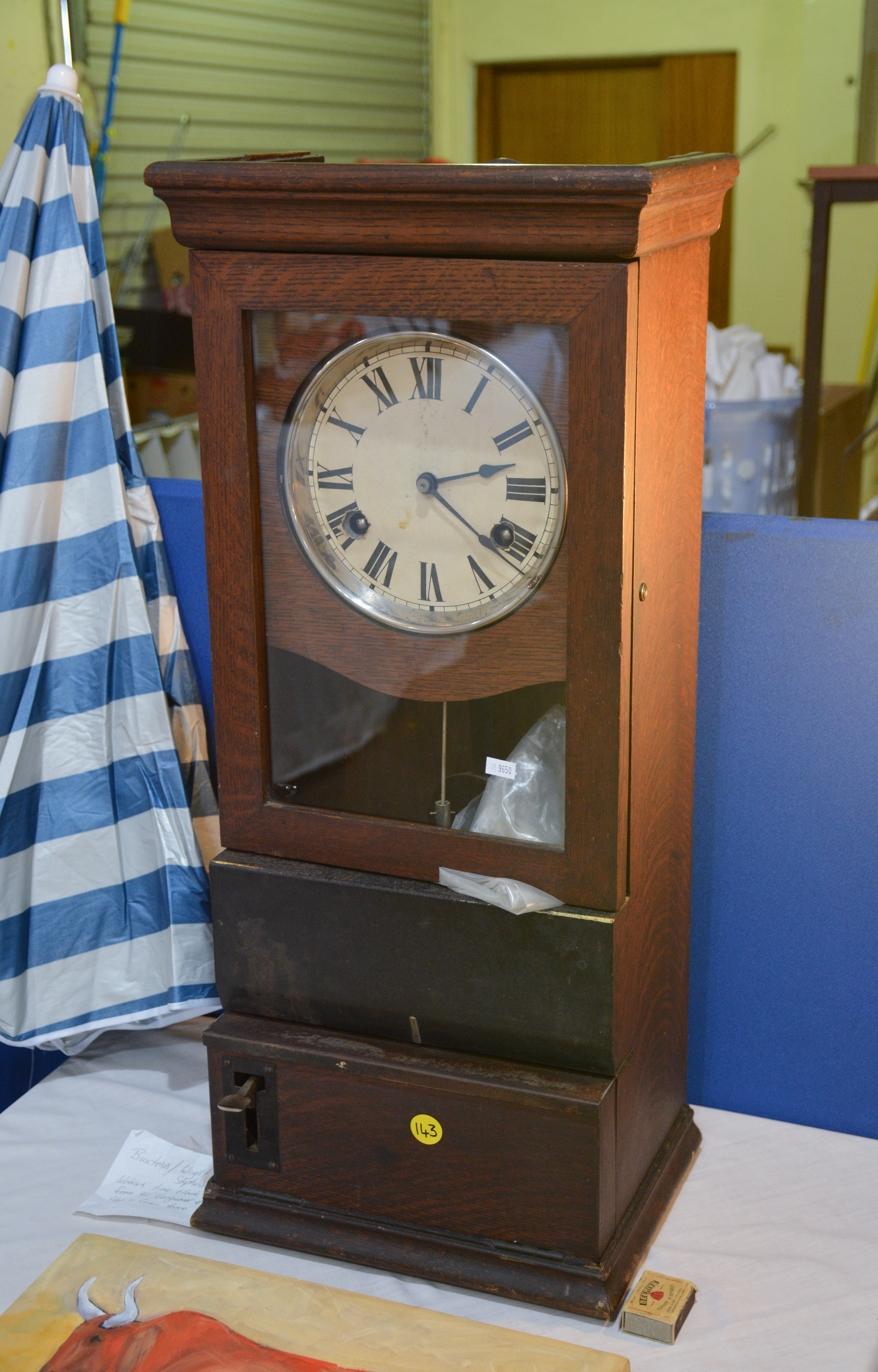 Buxtons/Wright Stephensons Workers Time Clock — sold at auction in New Zealand for $75